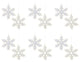 Snowflake Cookie Ornament, 12-Piece Set