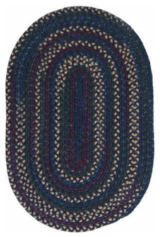 Midnight Rug, Indigo, 14"x17" Swatch Sample