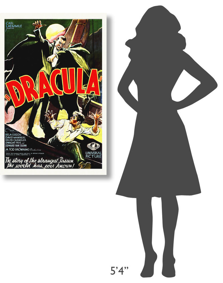 "Dracula" Stretched Canvas Giclee by Hollywood Photo Archive, 26x40"