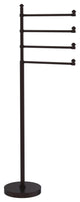 Southbeach Free Standing 4 Pivoting Swing Arm Towel Stand, Antique Bronze