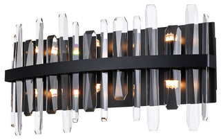 Modern Black 6-Light Bath Sconces