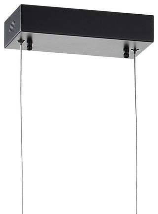 Roxanna 41.5" Dimmable Adjustable Integrated LED Linear Pendant, Black