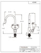 Kitchen Faucet Pull Down Dual Spray Hand Shower, Stainless Steel