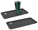 2 Large All-Weather Indoor/Outdoor Boot Tray Weather-Resistant Plastic Shoe Mat
