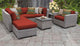 Florence 8 Piece Outdoor Wicker Patio Furniture Set 08g, Terracotta