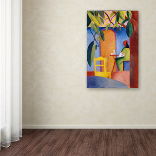 August Macke 'Turkish Cafe' Canvas Art, 32 x 22