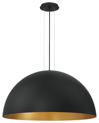 Laverton, Chandelier, 36", Gold-Black Mix