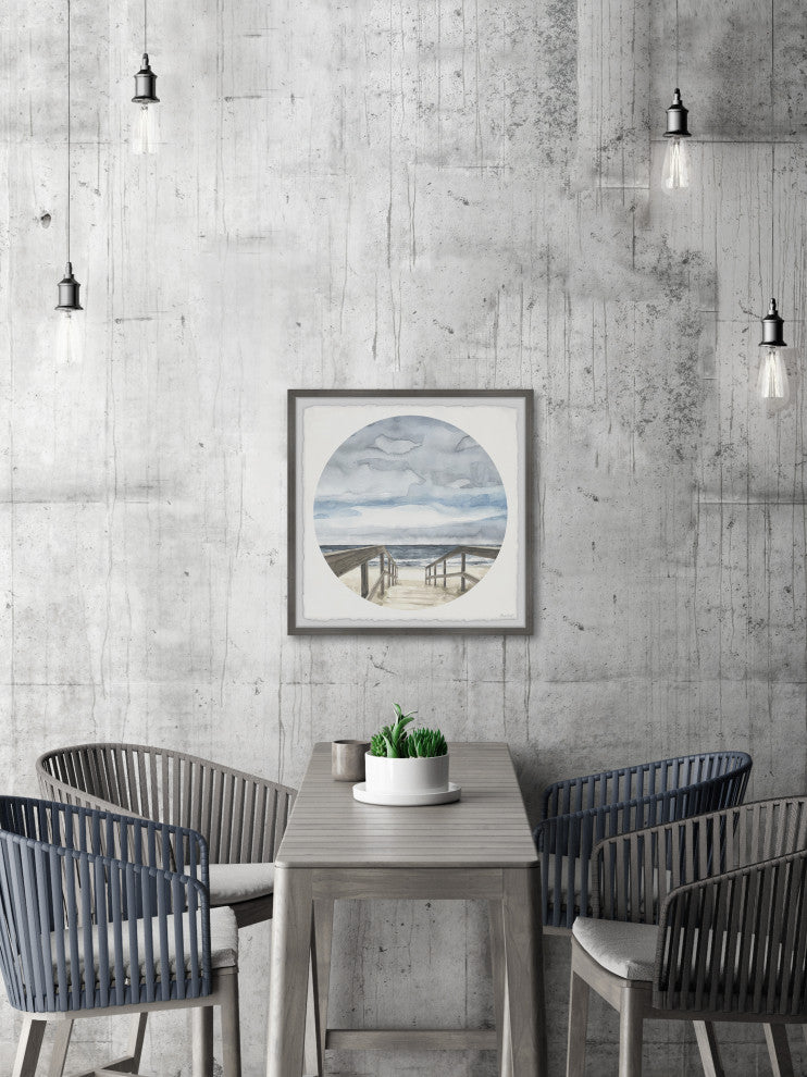 "Salty Breeze" Framed Painting Print, 32x32