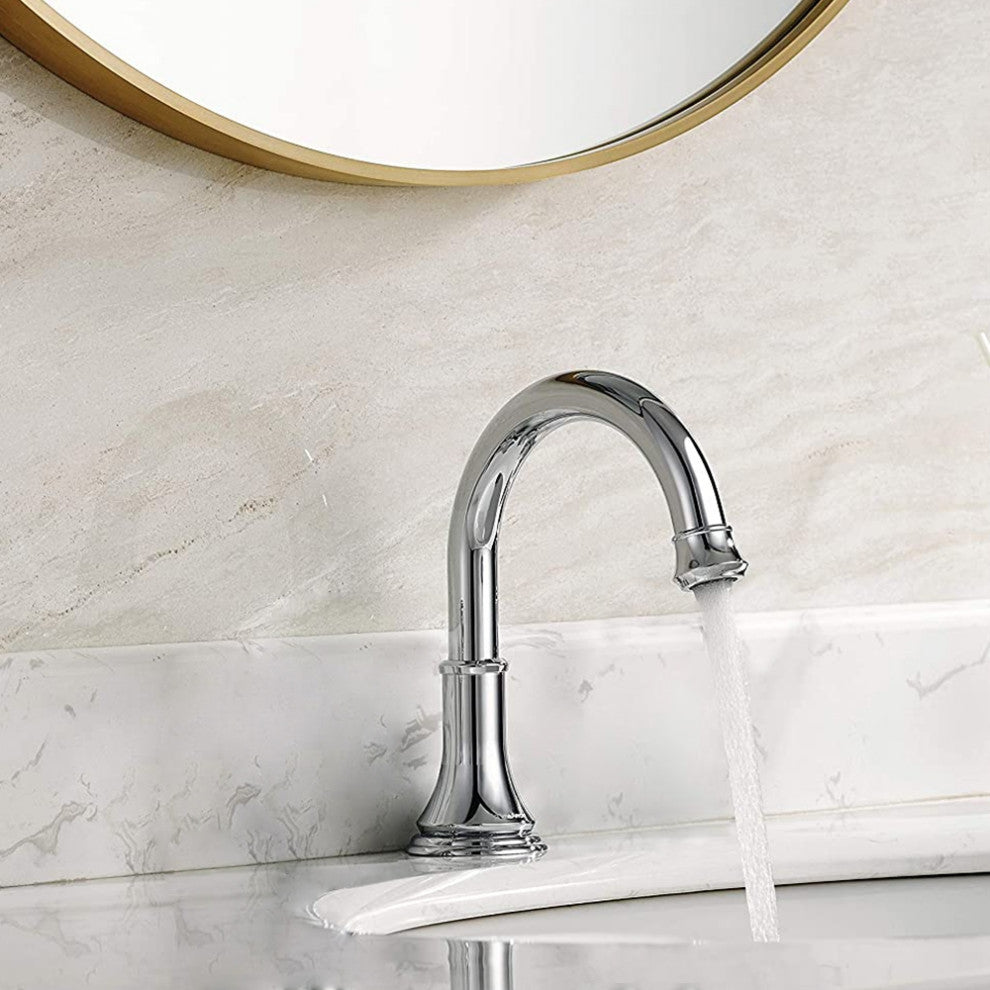 Fontana Commercial Chrome Touch-less Automatic Sensor Hands-Free Faucet
