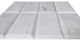 3"x6"Carrara White Marble Field Tile, Deep Beveled, Polished, Set of 200