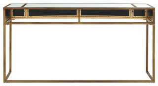 Uttermost Reflect Mirrored Console Table