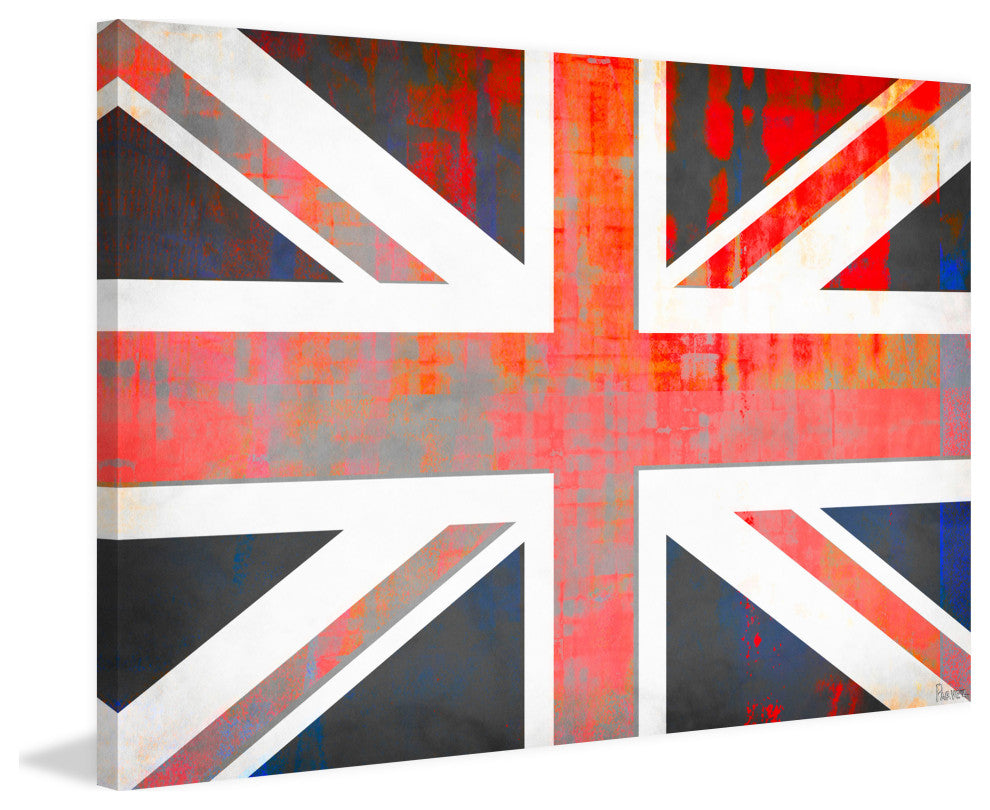 "Union Jack" Fine Art Canvas Print, 36"x24"