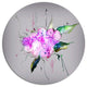 Purple And Pink Pansies Flowers, Animal Disc Metal Wall Art, 11"