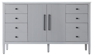 Home Living 60" Single Bathroom Vanity, Grey