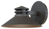 WAC Lighting Sodor 8" LED Outdoor Wall Light in Bronze