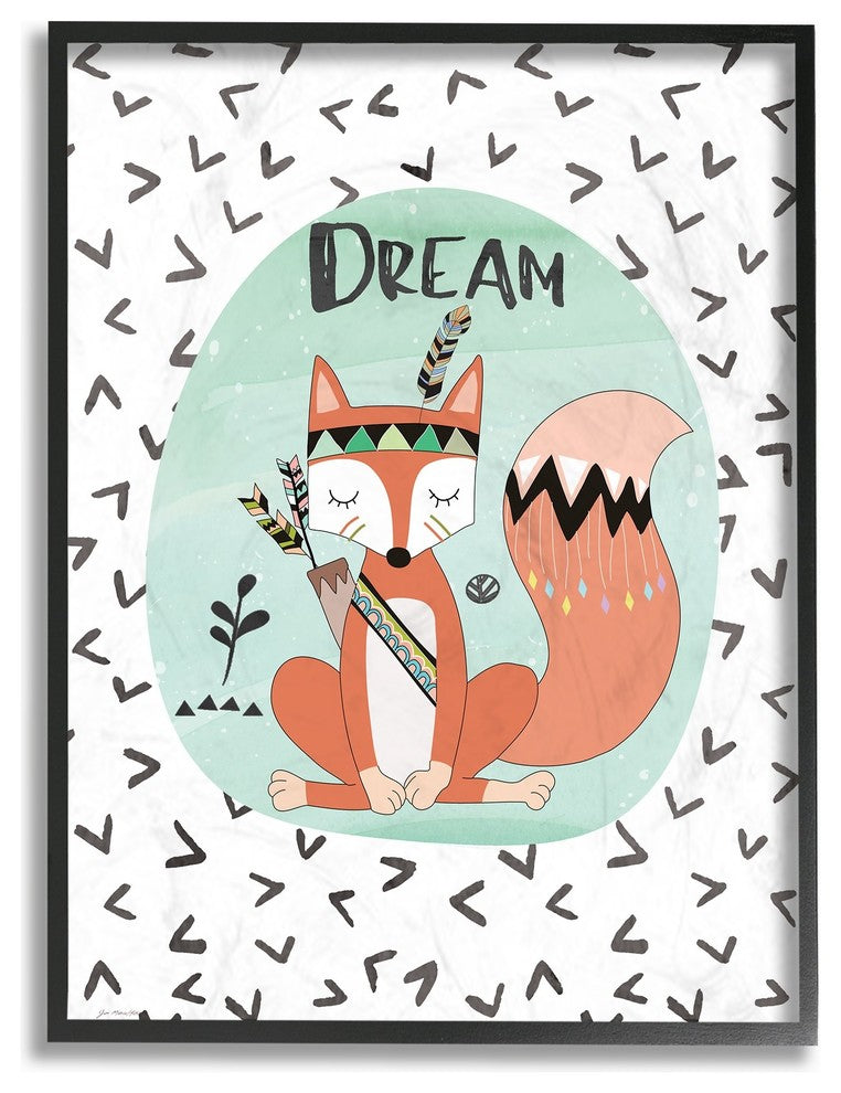 Stupell Ind. Dream Tribal Fox Framed Giclee Art, 16x20