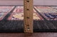 Handmade Persian Garden Design Black Wool Runner Rug 2' 7" X 6' 4 Q10683