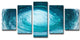 Ready2Hangart 'Aqueous Trance Xxix' By Tristan Scott Canvas Art, 5 Panels
