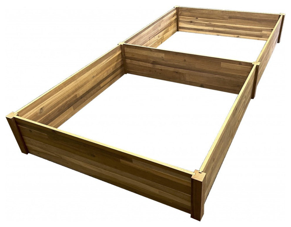 96" Premium High Hardwood Deep Vegetable Flower and Garden Bed