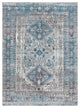 Monte Carlo Updated Traditional Light Gray, Charcoal Area Rug, 7'10"x10'3"