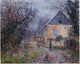 Gustave Loiseau Houses near the Eure, 20"x25" Gallery Wrapped Canvas Print