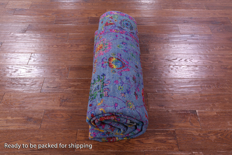 Wool & Silk Persian Handmade Rug 6' 0" X 9' 1" - Q15981