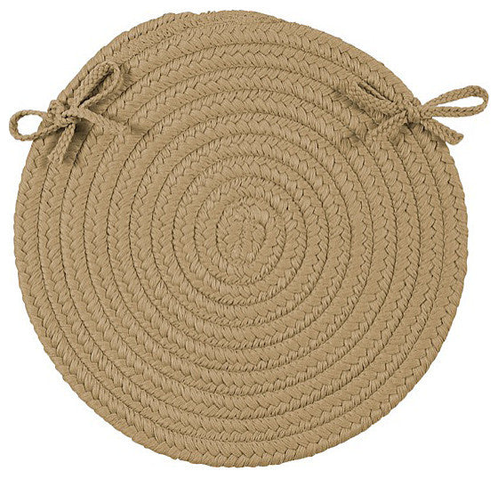Colonial Mills Chair Pad Boca Raton Cuban Sand Chair Pad