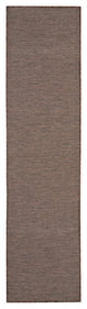 Nourison Positano Contemporary Area Rug, Natural, 2'2"x8' Runner