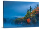 "Foggy Fall Lake II" Wrapped Canvas Art Print, 24"x16"x1.5"