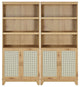 Manhattan Comfort Sheridan Bookcase Cabinet, Set of 2