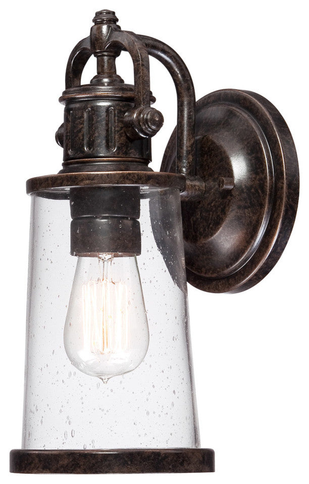 Quoizel SDN8405IB One Light Outdoor Wall Lantern Steadman Imperial Bronze