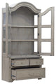 Abbotts Glen Glass Door Bunching Display with Storage Drawers