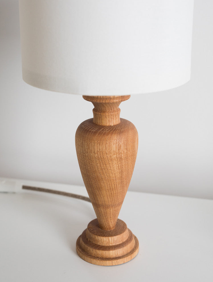 Frances wood table lamp