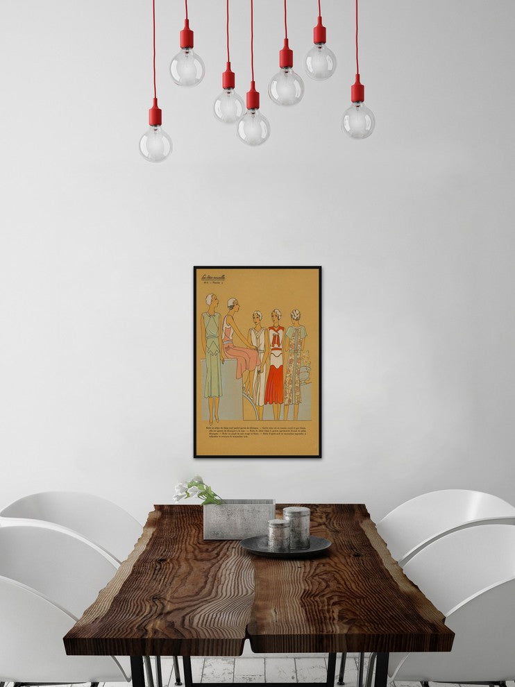 "Hanging with Friends" Floater Framed Painting Print on Canvas, 40"x60"