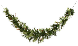 Vickerman A801708 6' Mixed Country Pine Artificial Christmas Swag Garland, Unlit