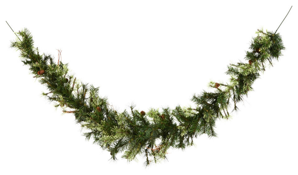 Vickerman A801708 6' Mixed Country Pine Artificial Christmas Swag Garland, Unlit