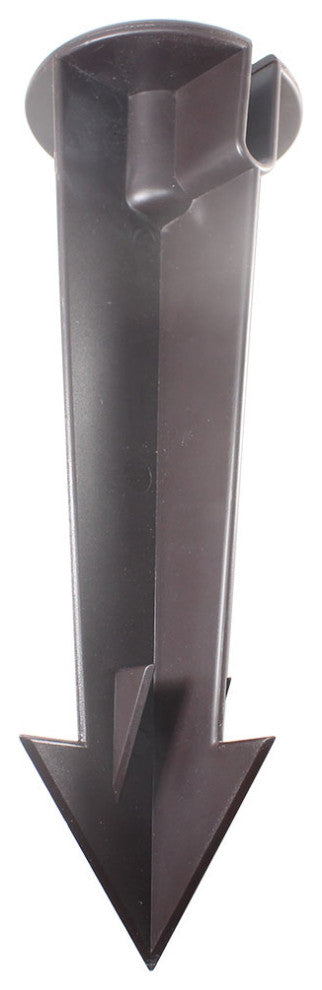 6 Piece Mini Bollard Outdoor LED Area Light Kit, Frosted Diffuser, Gun Metal