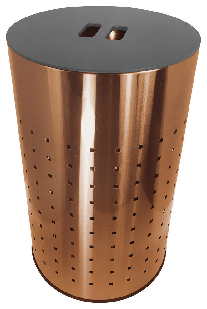 50L Laundry Hamper, Brushed Copper