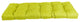46"X19" Tufted Solid Outdoor Spun Polyester Loveseat Cushion, Lime