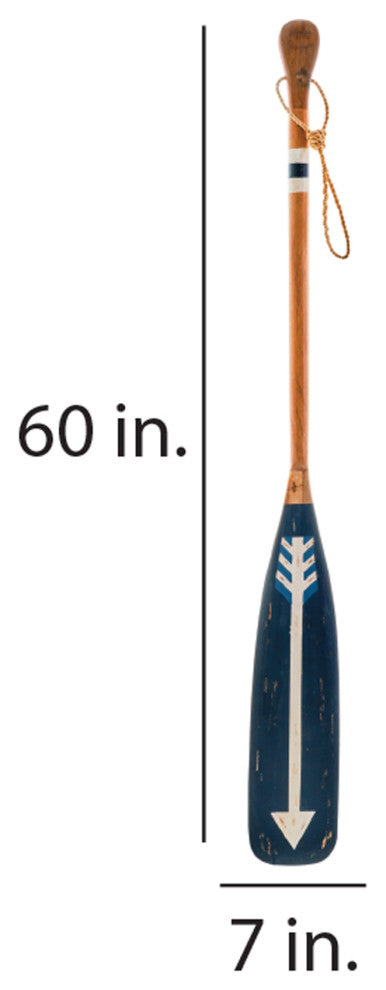 60 Inch Oar Blue With Arrow