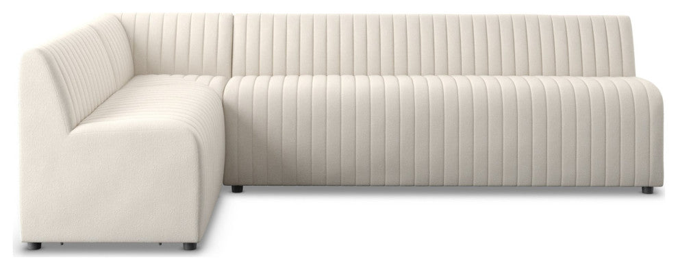 Augustine Dining Banquette L Shape 110" Capri Oatmeal