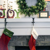 Garland and Christmas Stocking Holder, Black, 3 Pack