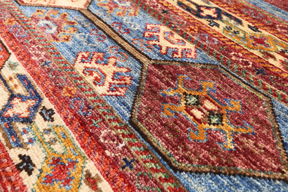3' 3" X 4' 9" Khorjin Super Kazak Hand-Knotted Rug Q5413