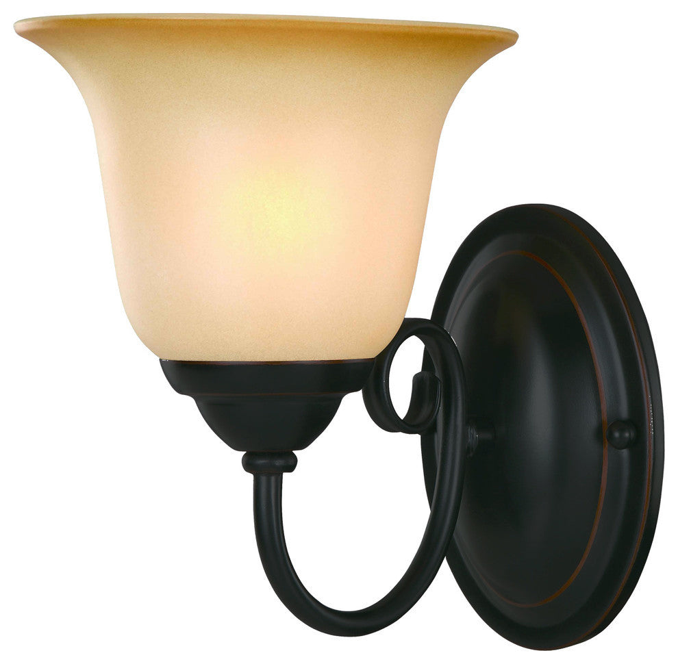 Essex Bronze Interior Lighting Collection, 1-Light Wall Sconce