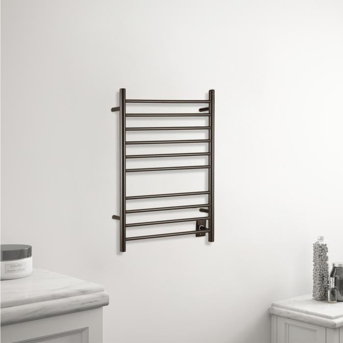 Novara Dual 10-Bar Wall Mount Towel Warmer, Oil Rubbed Bronze