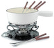 Lugano Fondue Set, Matte White