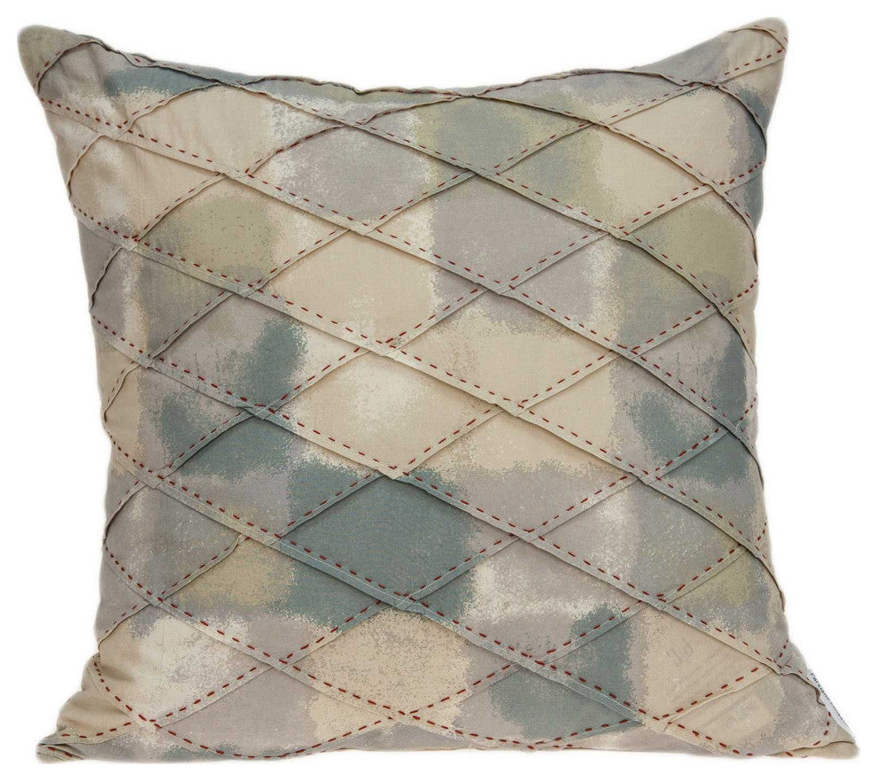 HomeRoots 20" x 0.5" x 20" Transitional Cool Multicolor Accent Pillow Cover