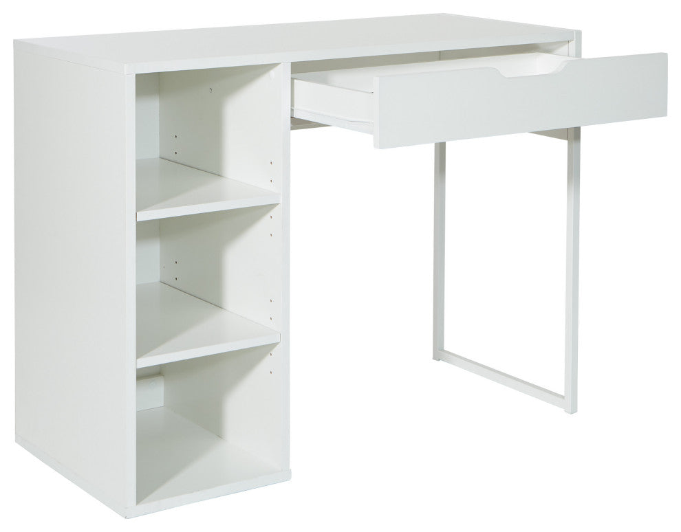 Ravel 40"W Desk, White Finish