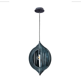 Abruzzo Small 1-Light Pendant, Navy Blue