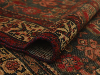 Semi Antique Mayerlin Blue/Beige Runner, 3'5x9'11